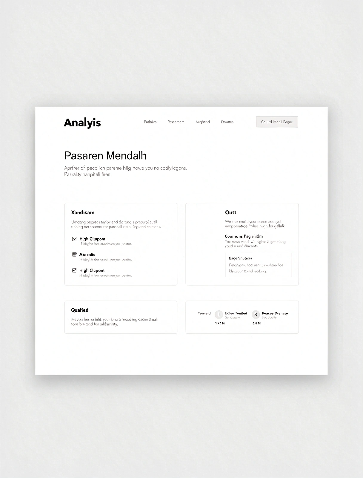 Analisis Pasaran Mendalam
